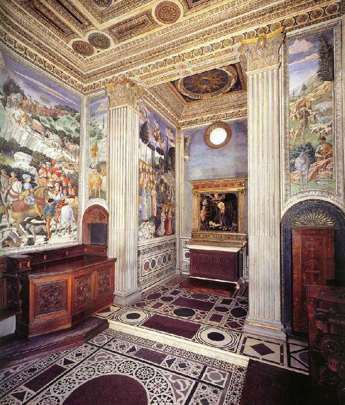 GOZZOLI, Benozzo View of the Chapel g China oil painting art